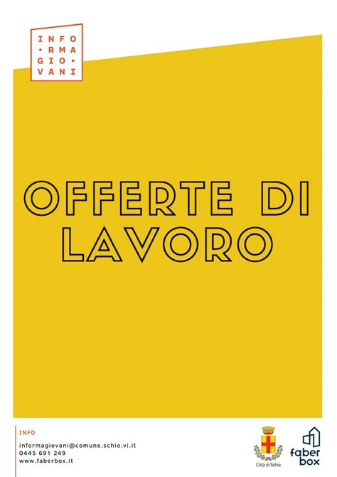 Offerte di lavoro lavoro